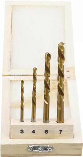 BGS technic Set burghie | HSS | tăiş pe stânga | 4 piese (BGS 2726)