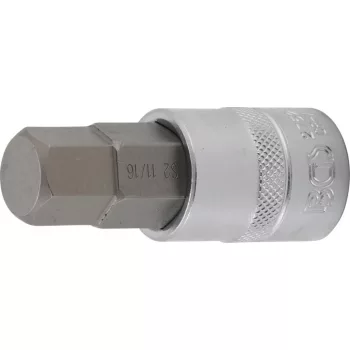   BGS technic Bit | Antrenare pătrat interior 12,5 mm (1/2") | Inbus 11/16" (BGS 2752)