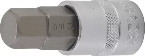 BGS technic Bit | Antrenare pătrat interior 12,5 mm (1/2") | Inbus 11/16" (BGS 2752)