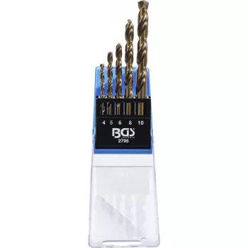   BGS technic Set burghie spiralate | HSS | 4 - 10 mm | 5 piese (BGS 2795)
