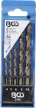 BGS technic Set burghie spiralate | HSS | 4 - 10 mm | 5 piese (BGS 2795)