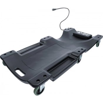   BGS technic Pat de lucru mobil pentru mecanici cu lampă de lucru | 1030 x 500 mm (BGS 2996)