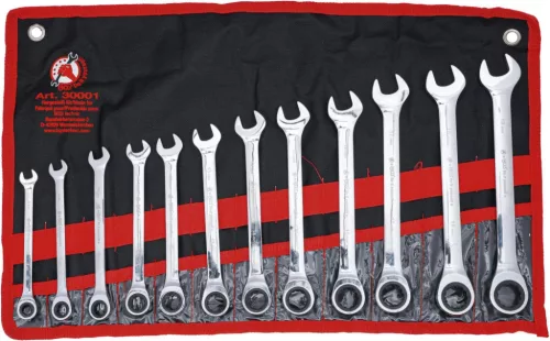 BGS DIY Set chei combinate cu clichet | 8 - 19 mm | 12 piese (BGS 30001)