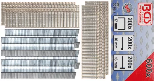 BGS technic Set capse si cuie ,600 buc (BGS 3010-1)