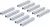 BGS DIY Set capse | tip 53 | 12 x 11,4 mm | 1000 bucăţi (BGS 3023)