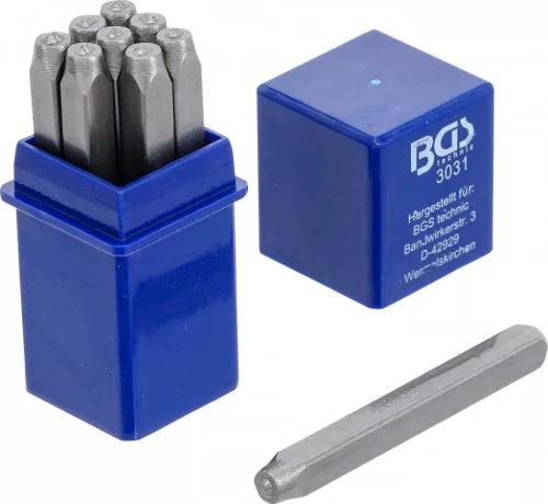 BGS technic Pansoane numere, 2mm (BGS 3031)