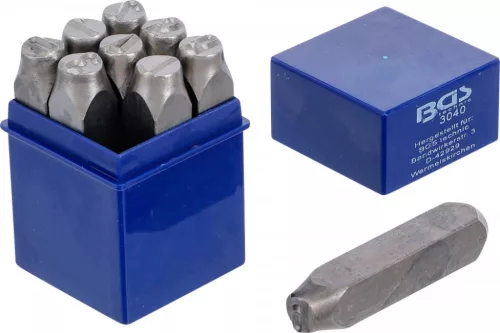 BGS technic Poansoane numere | 12 mm (BGS 3040)