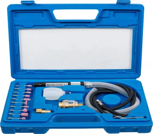 BGS technic Mini biax pneumatic + accesorii, 54.000rot/min (BGS 3249)