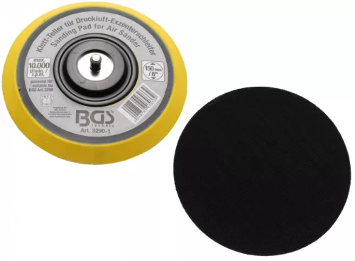 BGS technic Taler tip Velcro pentru slefuitoare orbitala, diametru Ø 150mm (BGS 3290-1)