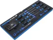 BGS technic Set de surubelnite | set biti cu adaptor | recuperator magnetic | echipare 1/3 pentru dulap de scule, 41 piese (BGS 3343)