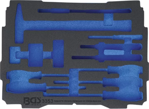 BGS technic Suport din spumă pentru art. BOXSYS1 & 2 | gol | pentru art. 3353 (BGS 3353-1)