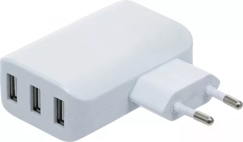 BGS technic Încărcător USB universal | 3 porturi USB | max 3,4 A total max. 2,4 A / USB | 110 - 240 V (BGS 3377)