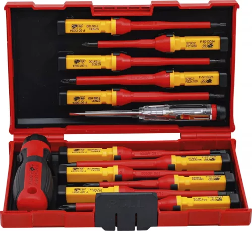 BGS technic Set şurubelniţe VDE | cu capete interschimbabile | 13 piese (BGS 35814)