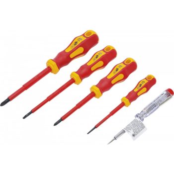   BGS DIY Set surubelnite VDE pentru electrician, 5piese  (BGS 35815)