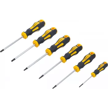   BGS DIY Set şurubelniţe | Profil T (pentru Torx) T10 - T30 | 6 piese (BGS 35826)
