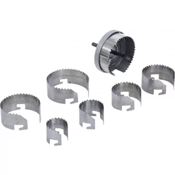   BGS DIY Set freze | Ø 26 - 63 mm | Adâncime 25 mm | 7 piese (BGS 3903)