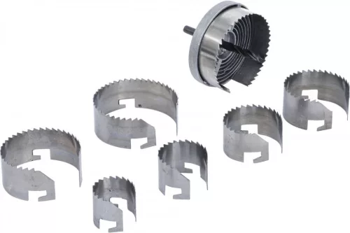 BGS DIY Set freze | Ø 26 - 63 mm | Adâncime 25 mm | 7 piese (BGS 3903)