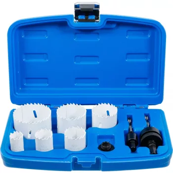   BGS technic Set coroane de tăiere | Ø 22 - 65 mm | adâncime 40 mm | 8 piese (BGS 3906)