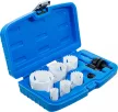 BGS technic Set coroane de tăiere | Ø 22 - 65 mm | adâncime 40 mm | 8 piese (BGS 3906)