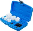 BGS technic Set coroane de tăiere | Ø 22 - 65 mm | adâncime 40 mm | 8 piese (BGS 3906)