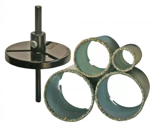 BGS technic Set găurire plăci ceramice | 33 - 73 mm | 6 piese (BGS 3910)