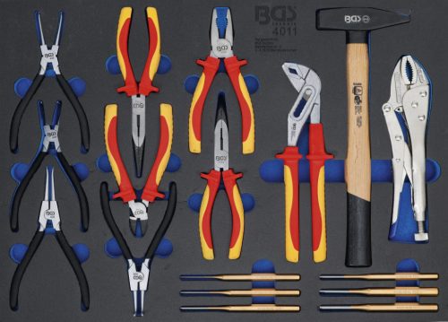 BGS technic Set cleşti, extractoare splinturi, ciocane | 17 piese : Suport organizator pentru cărucior 3/3 (BGS 4011)
