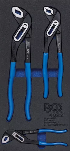 BGS technic Set cleşti instalator | 3 piese : Suport organizator pentru cărucior 1/3 (BGS 4022)