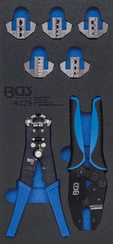BGS technic Cleşti sertizare şi dezizolare | 12 piese : Suport organizator pentru cărucior 1/3 (BGS 4029)