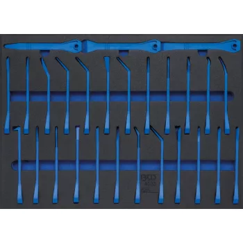   BGS technic Set spatule plastice de îndepărtat ornamente şi răzuitoare | 27 piese : Suport organizator pentru cărucior 3/3 (BGS 4033)