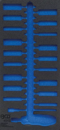 BGS technic Suport organizator pentru cărucior 1/3 | gol | pentru BGS 4043 (BGS 4043-1)