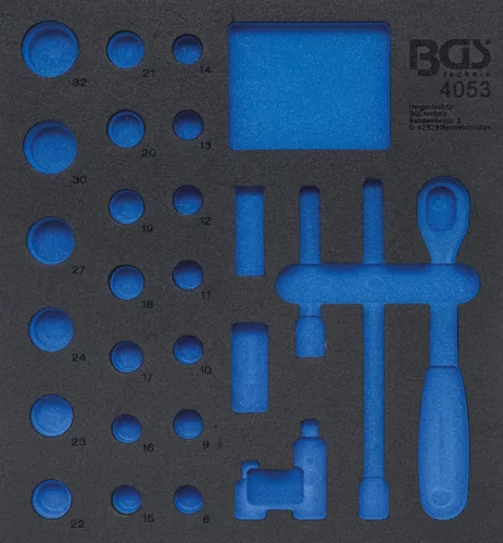 BGS technic Suport organizator pentru cărucior 2/3 | gol | pentru BGS 4053 (BGS 4053-1)