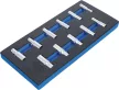 BGS technic Capete chei tubulare 6 colțuri | 6 colțuri | adânc | 11 piese : Suport organizator pentru cărucior 1/3 (BGS 4058)