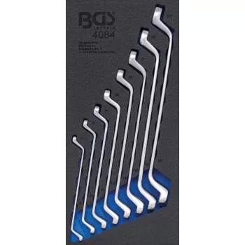   BGS technic Set chei inelare duble | 6x7 - 20x22 mm | cotite adânc | 8 piese : Suport organizator pentru cărucior 1/3 (BGS 4084)