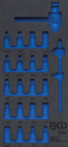 BGS technic Suport organizator pentru cărucior 1/3 | gol | pentru BGS 4094 (BGS 4094-1)