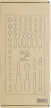 BGS technic Set chei tubulare | 6,3 mm (1/4") | 50 piese : Suport organizator pentru cărucior 1/3 (BGS 4127)