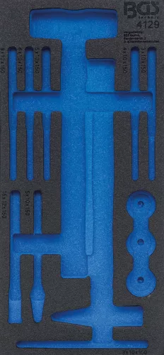 BGS technic Suport organizator pentru cărucior 1/3 | gol | pentru BGS 4129 (BGS 4129-1)
