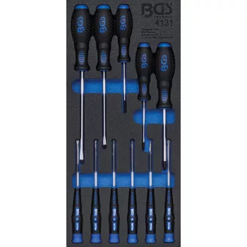   BGS technic Set şurubelniţe | 11 piese : Suport organizator pentru cărucior 1/3 (BGS 4131)