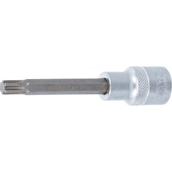   BGS technic Bit | Lungime 100 mm | 12,5 mm (1/2") | Profil pană (pentru RIBE) M8 (BGS 4163)