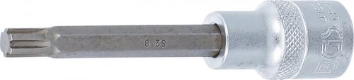 BGS technic Bit | Lungime 100 mm | 12,5 mm (1/2") | Profil pană (pentru RIBE) M8 (BGS 4163)