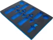 BGS technic Suport organizator pentru cărucior 3/3 | gol | pentru bere, cipsuri, alune şi Deschizător sticle (BGS 4190-1)