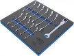 BGS technic Chei fixe inelare cu clichet | articulate | 8 - 19 mm | 12 piese : Suport organizator pentru cărucior 2/3 (BGS 4195)