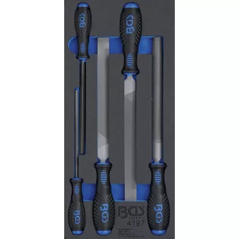   BGS technic Suport organizator pentru cărucior 1/3: Set pile de atelier | 5 piese (BGS 4197)