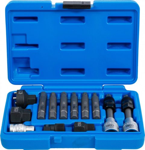 BGS technic Bit/Set biţi pentru alternator | Antrenare 12,5 mm (1/2") | 13 piese (BGS 4246)