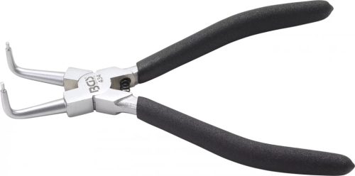 BGS technic Cleşte inele de siguranţă | curbat | pentru siguranțe interioare | 180 mm (BGS 434)