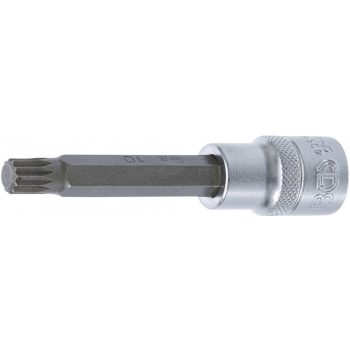   BGS technic Bit | Lungime 100 mm | 12,5 mm (1/2") | Dantură interioară multiplă (pentru XZN) M10 (BGS 4362)