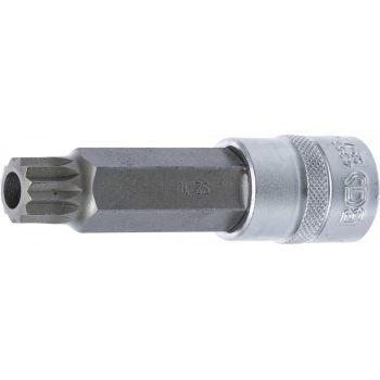   BGS technic Bit | Lungime 100 mm | 12,5 mm (1/2") | Dantură interioară multiplă (pentru XZN) cu gaură M18 (BGS 4365)