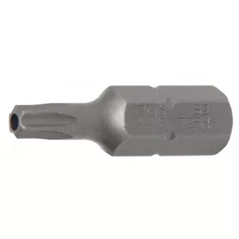   BGS technic Bit | lungime 30 mm | Antrenare 6 colțuri exterior 8 mm (5/16") | Profil T (pentru Torx) cu gaură T25 (BGS 4425)