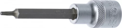 BGS technic Bit Torx| Lungime 100 mm | 12,5 mm (1/2") | Profil T (pentru Torx) T15 (BGS 4468)