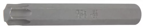 BGS technic Bit Torx | Lungime 75 mm | Antrenare 6 colțuri exterior 10 mm (3/8") | Profil T (pentru Torx) T55 (BGS 4575)