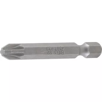   BGS technic Bit | Lungime 50 mm | Antrenare 6 colțuri exterior 6,3 mm (1/4") | Cap cruce PZ3 (BGS 4597)